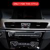 ABS Car Center Console Air Conditioning AC Outlet Decoration Cover for BMW X1 F48 2016 -2020 Vent Trim Frame Sticker Accessories