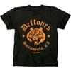 Deftones T-Shirt Herren Hochwertiges Baumwoll-T-Shirt Mode Damen Kurzarm Tops Punk Musikstil Metal Amerikanisches T-Shirt