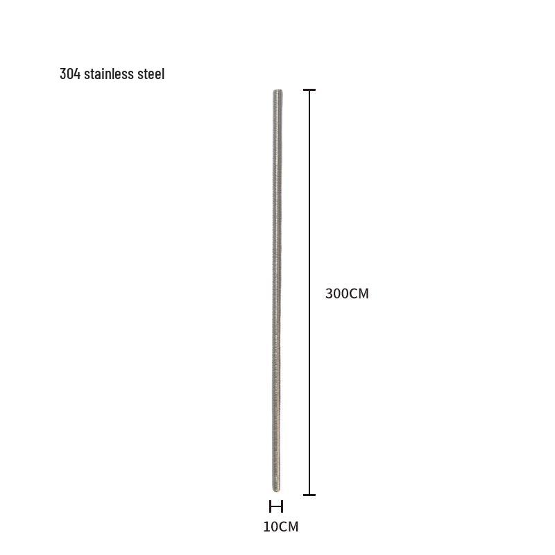 304 Stainless Steel M8/M10 Threaded Rod Bolt Stud