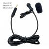 Portable 2.5mm Shielded Cable Microphone Lavalier Microphone Replacement Noise Reduction HiFi Sound 3.5mm Plug