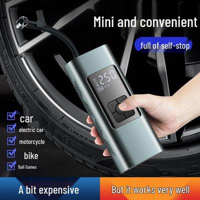 Wireless Portable Digital Car Air Pump - High Power 12V Tire Inflator