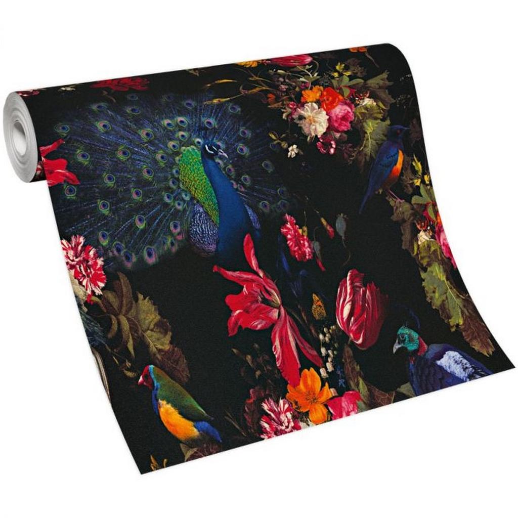 Erismann Instawalls Peacock Textured Wallpaper