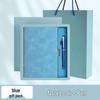 High-End Soft Leather Business Notebook with Magnetic Buckle and Custom Logo - Ideal Gift Set