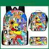 Alphabet Lore Cartoon Backpack For Elementary Students With Waterproof Oxford Fabric And Breathable Design