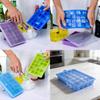 Food Grade Silicone Ice Mold With 24 Compartments For Frozen Snacks And Baby Food Preparation