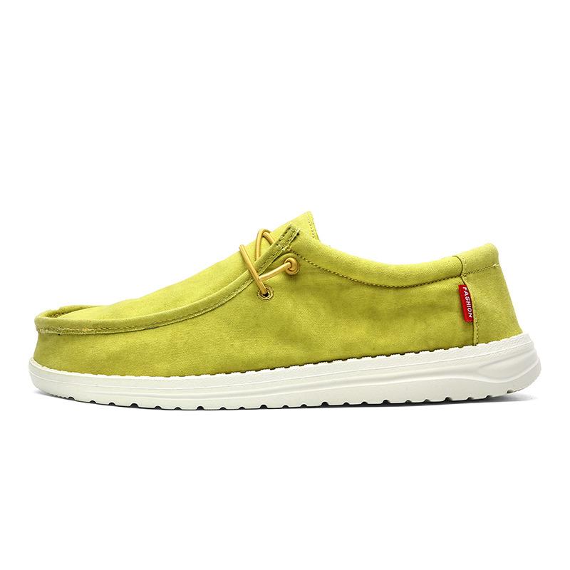 Fashion Non-Leather Casual Shoes Men Summer Loafers for Man Boat Shoes Leisure Slip-on Canvas Shoes for Men Espadrilles Homme