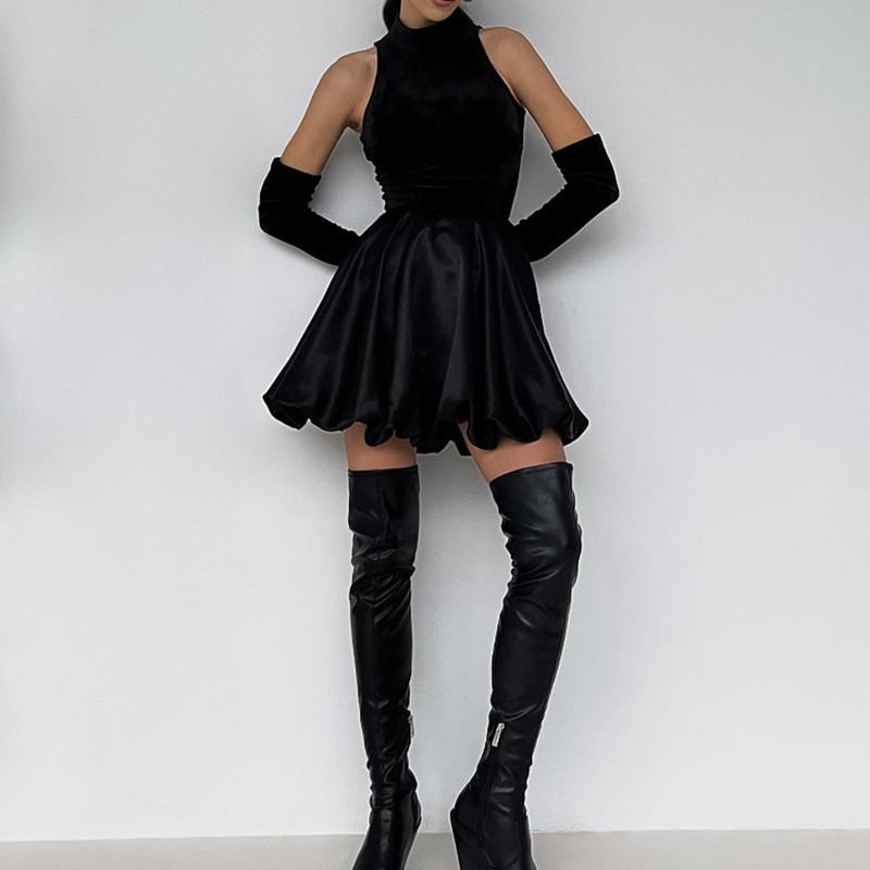 Купить Весенне-летняя модная атласная плиссированная юбка, женская ...