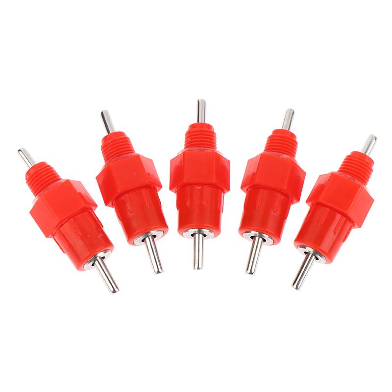 5 Stück Hühner Tränkenippel Tränken Wachtel Taube Vogel Tränkenippel Automatische Wässerung Feder Typ Geflügelzucht Ausrüstung