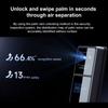 Smart Lock 2.4Ghz WiFi Keyless Entry   Handle Waterproof Aluminum Biometric     App for 40-120mm Thickness   Home Bedroom Door