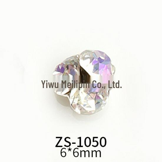 New Hot-Selling French Blush Crystal Diamond Nail Art Jewelry: Super Whitening Pink and Tender Design