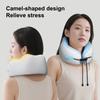 Podróżna Poduszka Masująca z Bawełny Memory w Kształcie U Miękka Przenośna do Przechowywania Podparcie Szyi Ochrona Możliwość Prania Poduszka do Samolotu Pielęgnacja Kręgosłupa