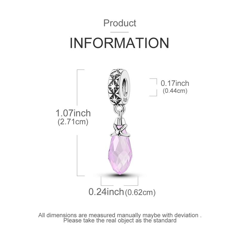 Copper Charms Beads Purple Cross Snake Bow Dragon Pendant Fit Original Bracelet Necklace Women Jewelry Diy Gifts