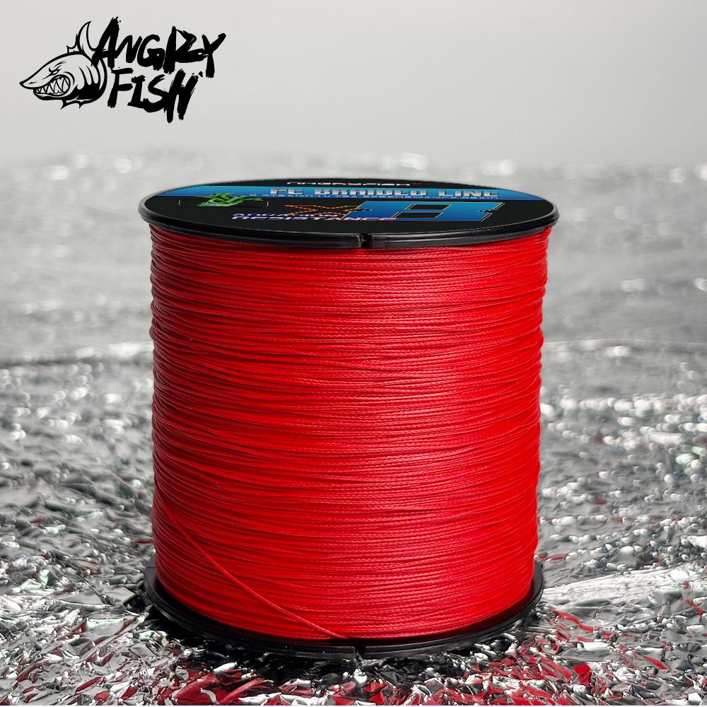 8-Strand PE Fishing Line, 300m - High-Strength, Colorfast, Wear & Bite Resistant, Horse Color Woven Line for Lure Fishing.