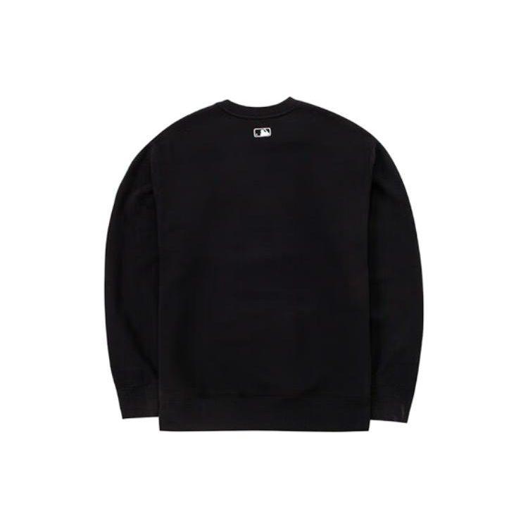 MLB Sweatshirts Unisex Black Crew Neck Moderate Regular 3AMTB0131-50BKS