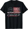 Design Political American Flag Freedom Design Unisex T-Shirt