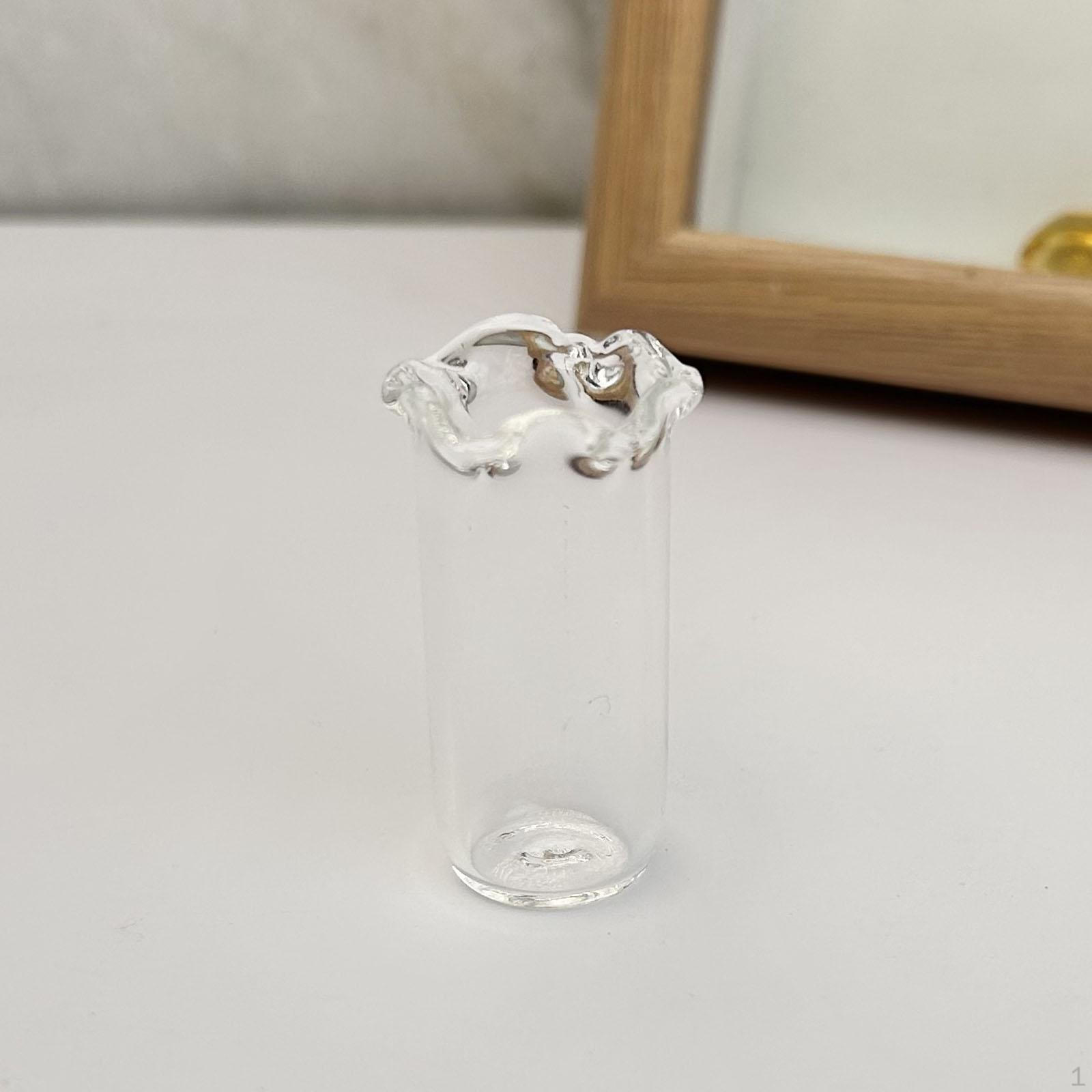

Small Glass Vase, Flower Pot Decor, Arrangement Container, Mini Bud Vase for Dining