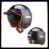 Classic Jet Helmets DOT Approved Open Face Helmets for Motorcycle Moped Scooter Cafe Racer Retro Vintage 3/4 Open Half Helmet