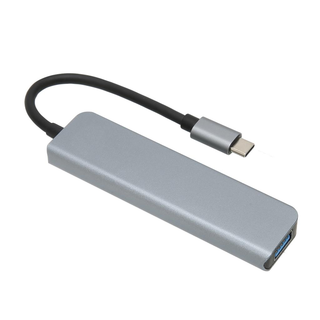 USB C 3.0 Hub Ultra Slim Plug and Play 5 In 1 5Gbps Hi Speed USB Multiport Hub Adapter for PC Laptop Printer USB Flash