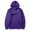 Herren Damen Kapuzenpullover Winter Fleecegefüttert Oversized Lässig Sportbekleidung Langarm Baumwollmischung