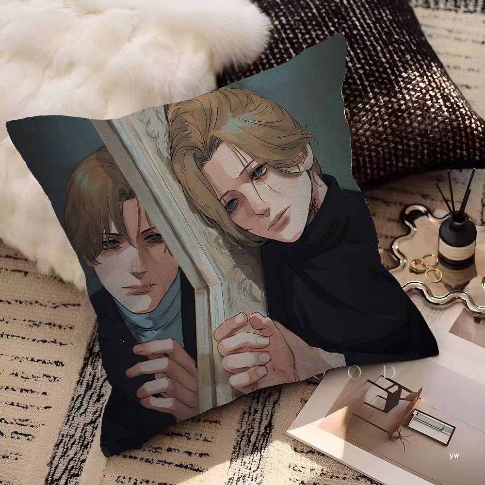 N-Naoki Urasawa S Monster Cushion Cover Inches Farmhouse Decor Home Throw Pillow Covers For Couch Decorations