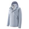 2026 3-in-1 Detachable Winter Ski Jacket With Down Insulation Men Women Waterproof Hooded Outdoor Shell