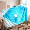 Warm Flannel BlanketCinnamoroll Soft Cozy Throw Blanket for Bedroom Couch