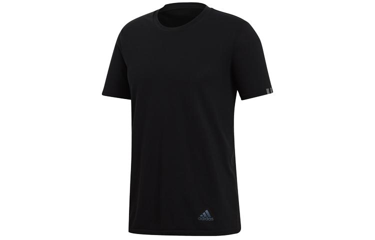 

Adidas T Shirts Men s Black Crew Neck Moderate Straight Fit DW4460 L