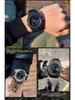 Sanda Men's Multifunctional Dual Display Waterproof Sports Watch with Luminous & Alarm Features