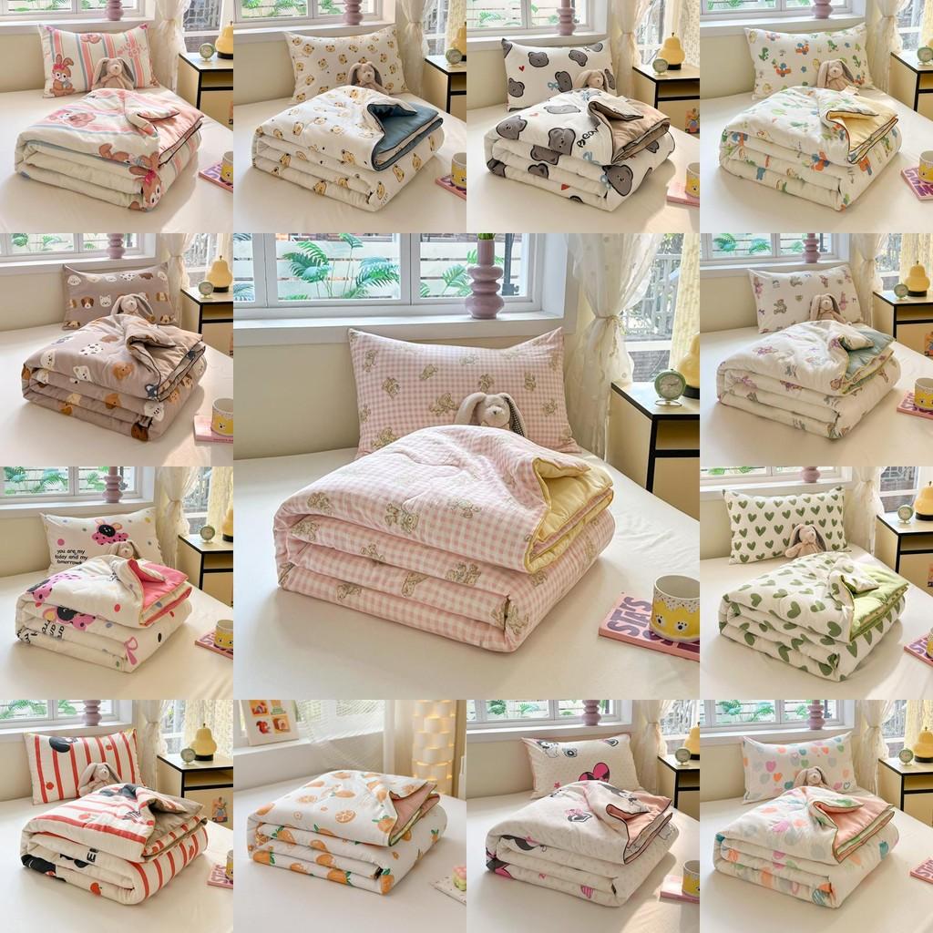 Dog Tulip Bear Rabbit Strawberry Fruit Pattern Printed Air Conditioner Quilt