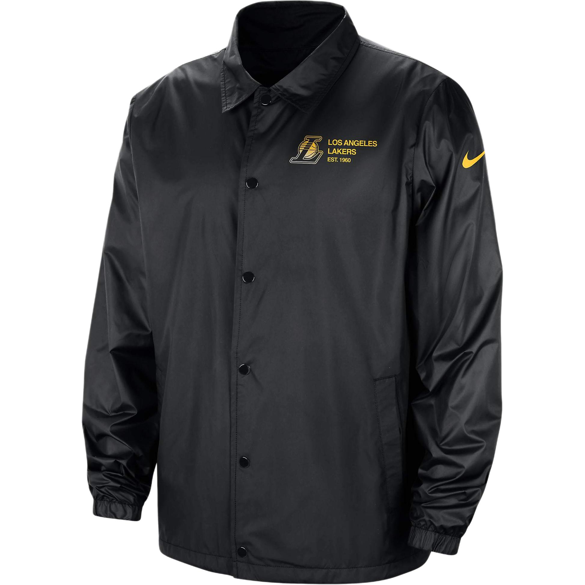 Nike x NBA Los Angeles Lakers Courtside Jacke Herren Schwarz/Schwarz/Weiß XL black