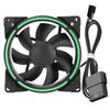 12V 24CFM LED Cooling Fan 1500RPM Silent CPU Cooler Computer Chassis Radiator