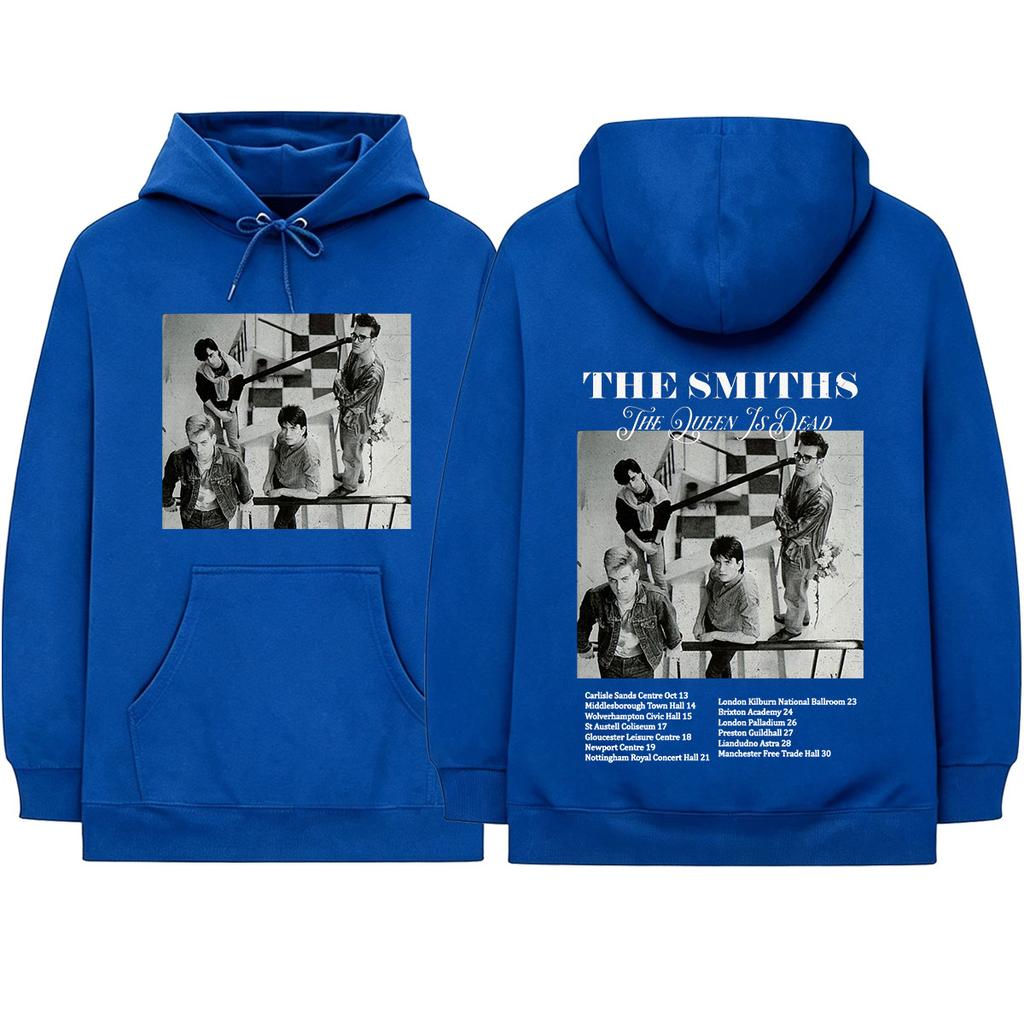 Rock Band The Smiths The Queen Is Dead Hoodies 1986 Tourdaten Morrissey Pullover Herren Damen Kleidung Sweatshirts Streetwear