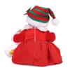 Charming Vinyl Silicone 16'' Lifelike Reborn Doll Baby With Festive Christmas Outfit