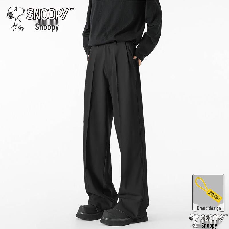 Snoopy Men s Summer Casual Straight-Leg Trousers XXL