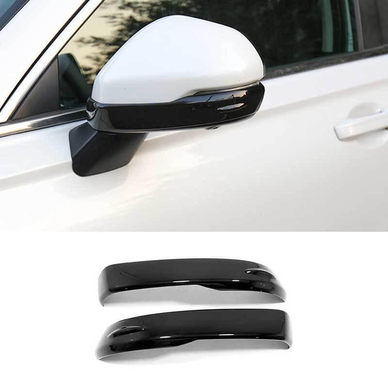 For Honda CRV CR-V 2023-2024 Glossy Black Rear View Side Door Mirror Strip Trim