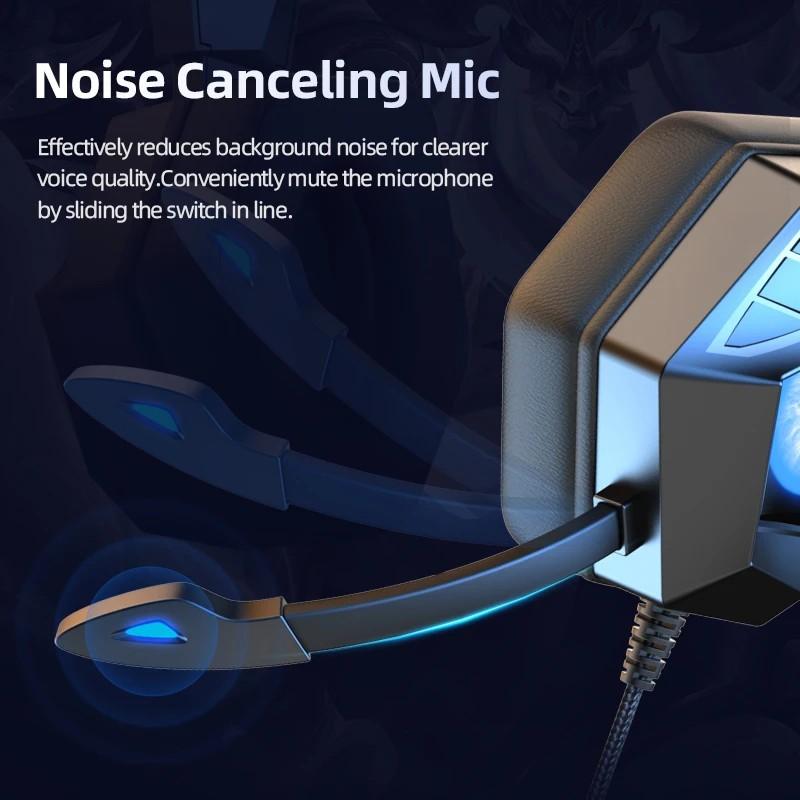 Căști cu fir pentru sporturi electronice, căști luminoase pentru jocuri, căști stereo surround, sunet ultra clar, microfon, HiFi, USB, căști