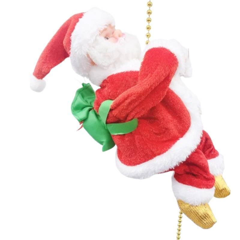 Adorable Electric Christmas Santa Plush Toy With Unique Crawling Features And Vibrant Colors For Holiday Decorations