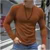 Men S Long Sleeve Round Neck Casual Basic T Shirt