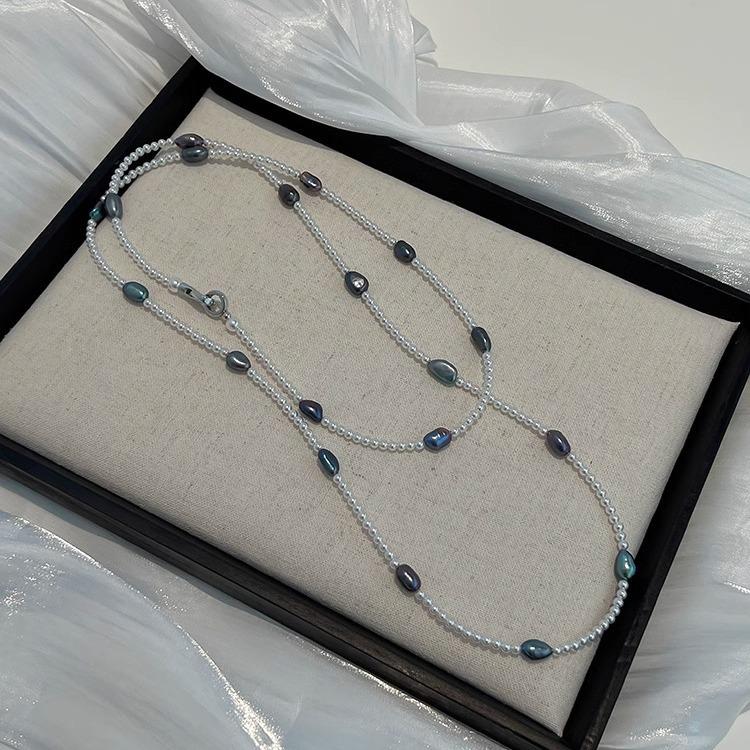 New Style Natural Baroque Freshwater Pearl Ladies Chains Necklace For Women Birthday Gifts No Fade