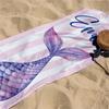 Mermaid Tail Custom Name Beach Towel Bachelorette Trip Party Favors Personalized Pool Bath Towel Mermaid Birthday Gift For Kids