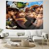 The-Croods Print Tapestry, Backdrop, Easy Setup, Ideal for Bedroom, Office & Living Room, with Aesthetic Wall Hanging Decor.