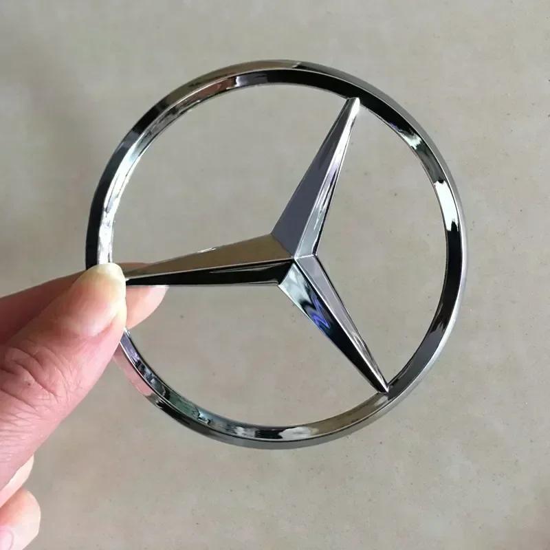 9cm ABS Car Rear Decal Trunk Emblem Sticker for Mercedes Benz S320 W164 W203 W204 W168 C180 E320 A200 CLA CLK CLS ML BC1