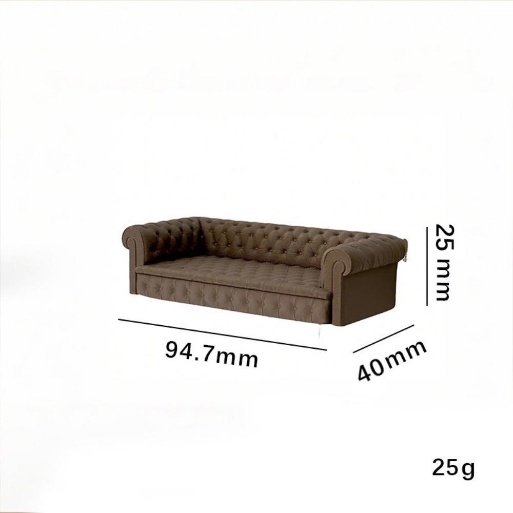 Multistyles European Style Sofa Model Mini Living Room Furniture New Pretend Play Toys