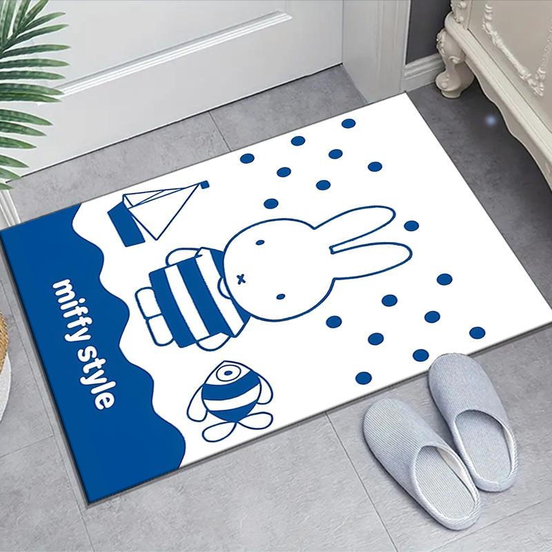 1pc Miffy4 Design Area Rug - Non-Slip, Soft & Cozy Floor Mat for Living Room, Bedroom, Office - Indoor/Outdoor Decorative Carpet