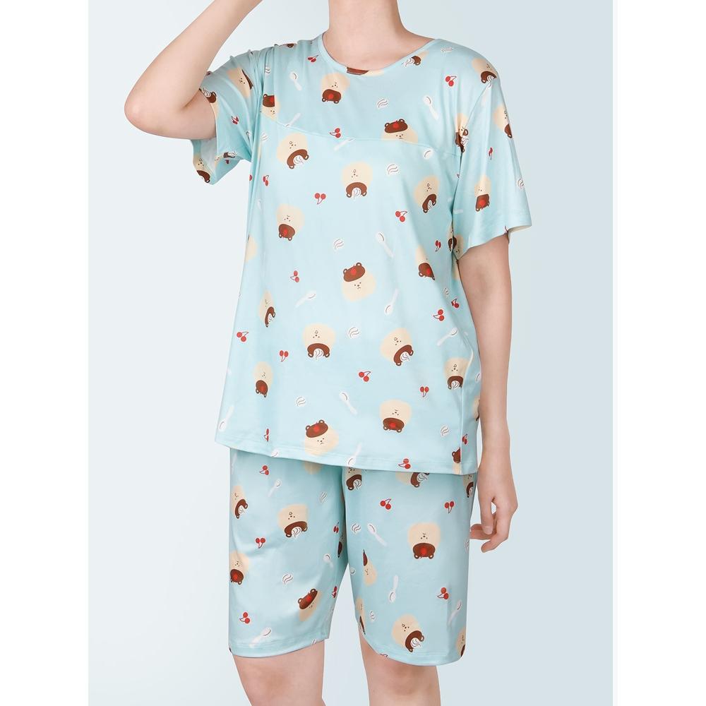 

Daiso Pitch Pattern PajaMa Top And BottoM Set M
