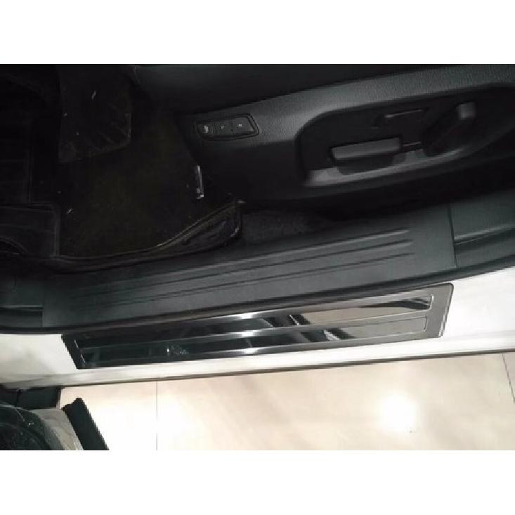 Black Titanium Outer Door Sill Scuff Plate Cover Trim For 2017- Mazda CX-5