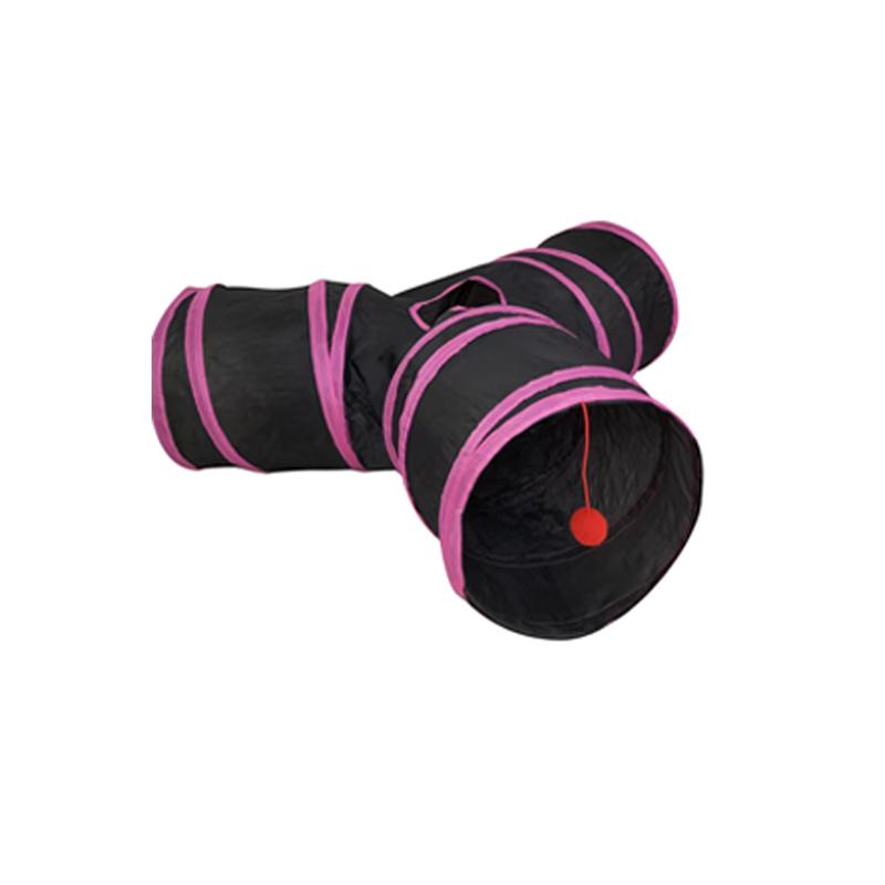 Rainbow Cat Tunnel Collapsible Pet Play Tube Interactive Hide And Seek Toy For Kitten Puppy Puzzle Exercise Agility Outdoor