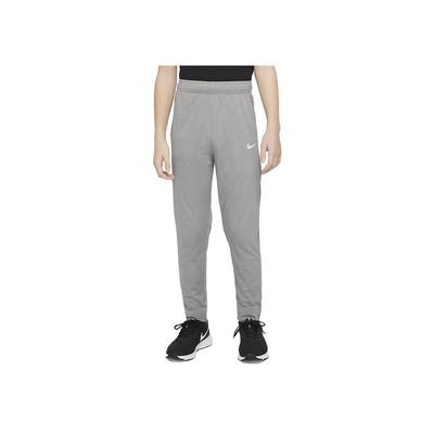 Solid Color Brand Logo Knitted Sports Pants Kids Bottoms Gray DM8546-091
