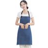 Women's Canvas Work Apron - Waitress, Baking, Milk Tea Shop Style