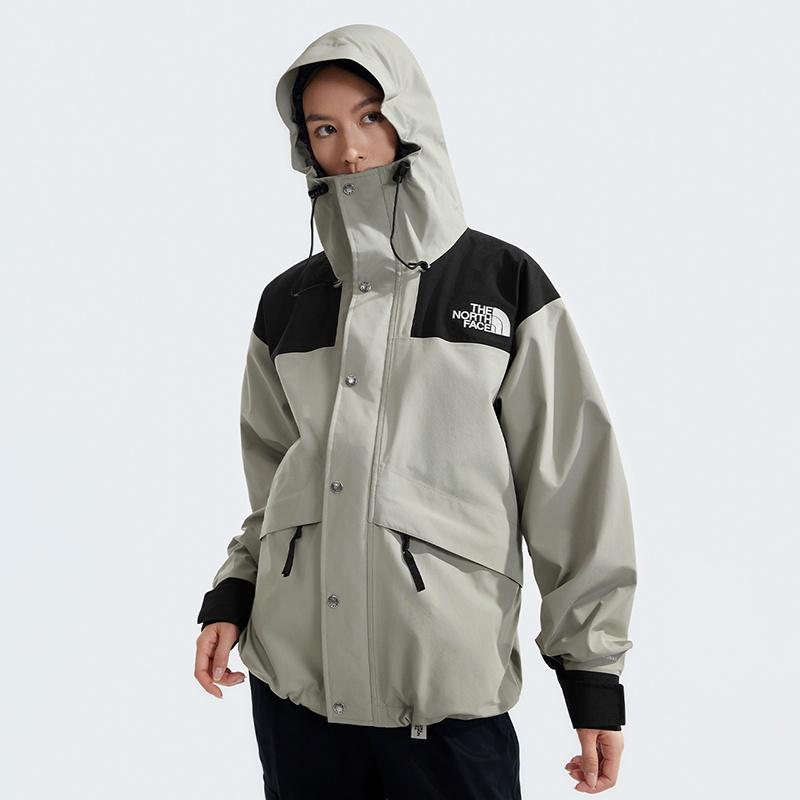 The North Face 1986 Series FW24 Waterproof, Windproof, And Breathable Windbreaker Jacket Unisex Clay Gray NF0A8AKJ5IF